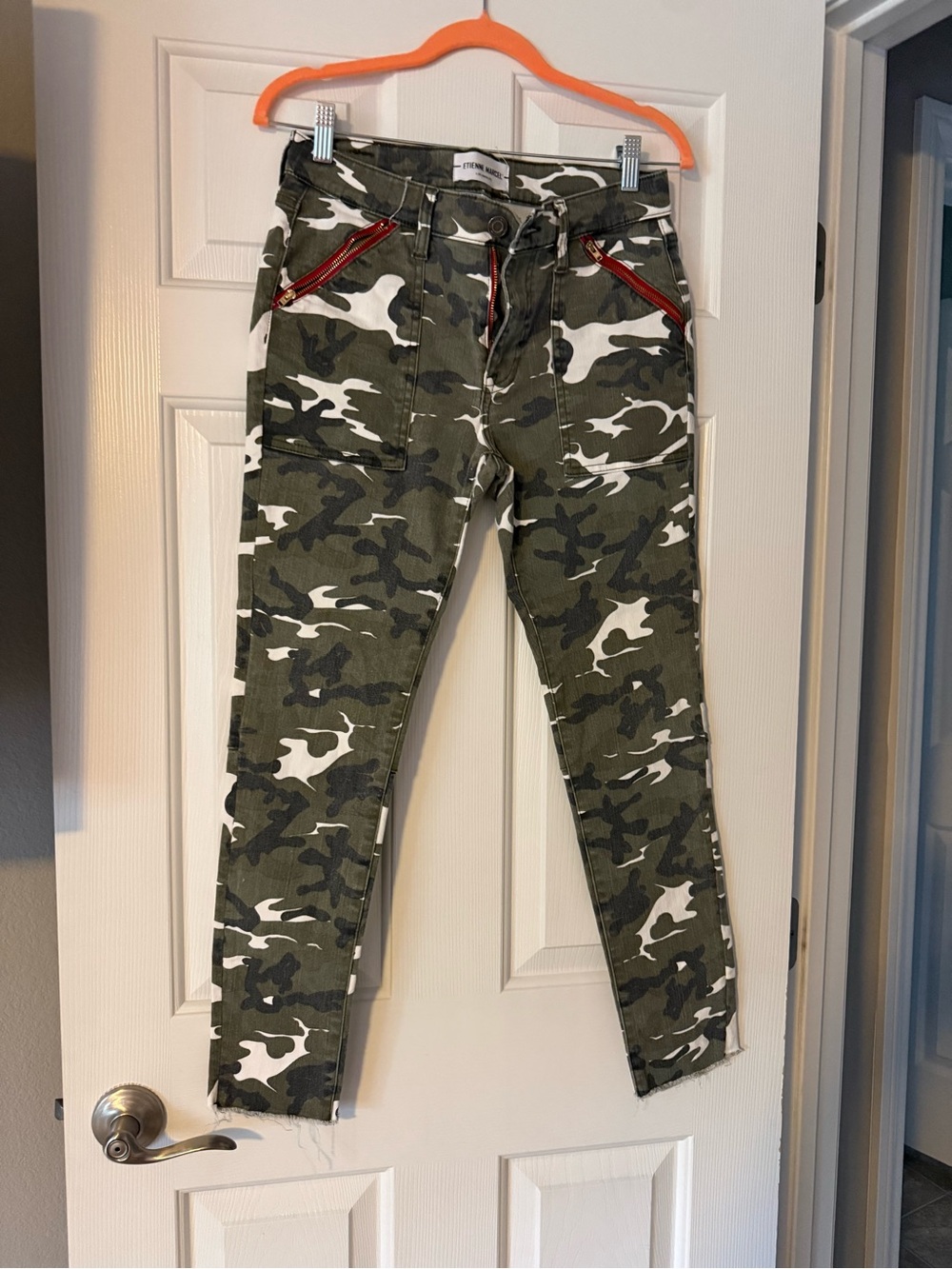 Cropped Camouflage Women's Jeans